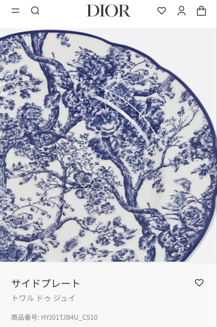 DIOR サイドプレート　2枚セット