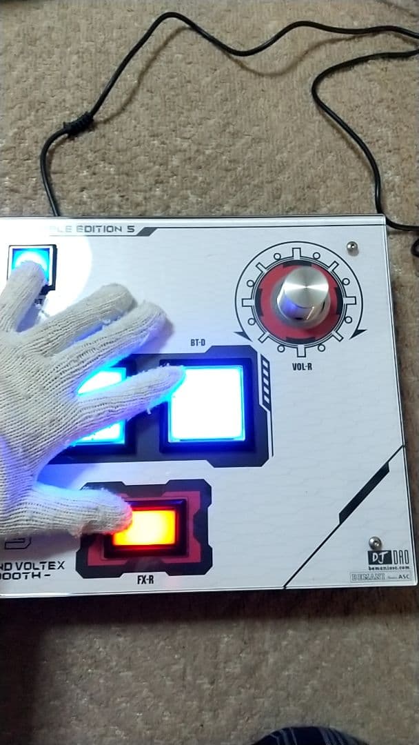 Sound Voltex Simple Edition 白 三和ボタン コーパル