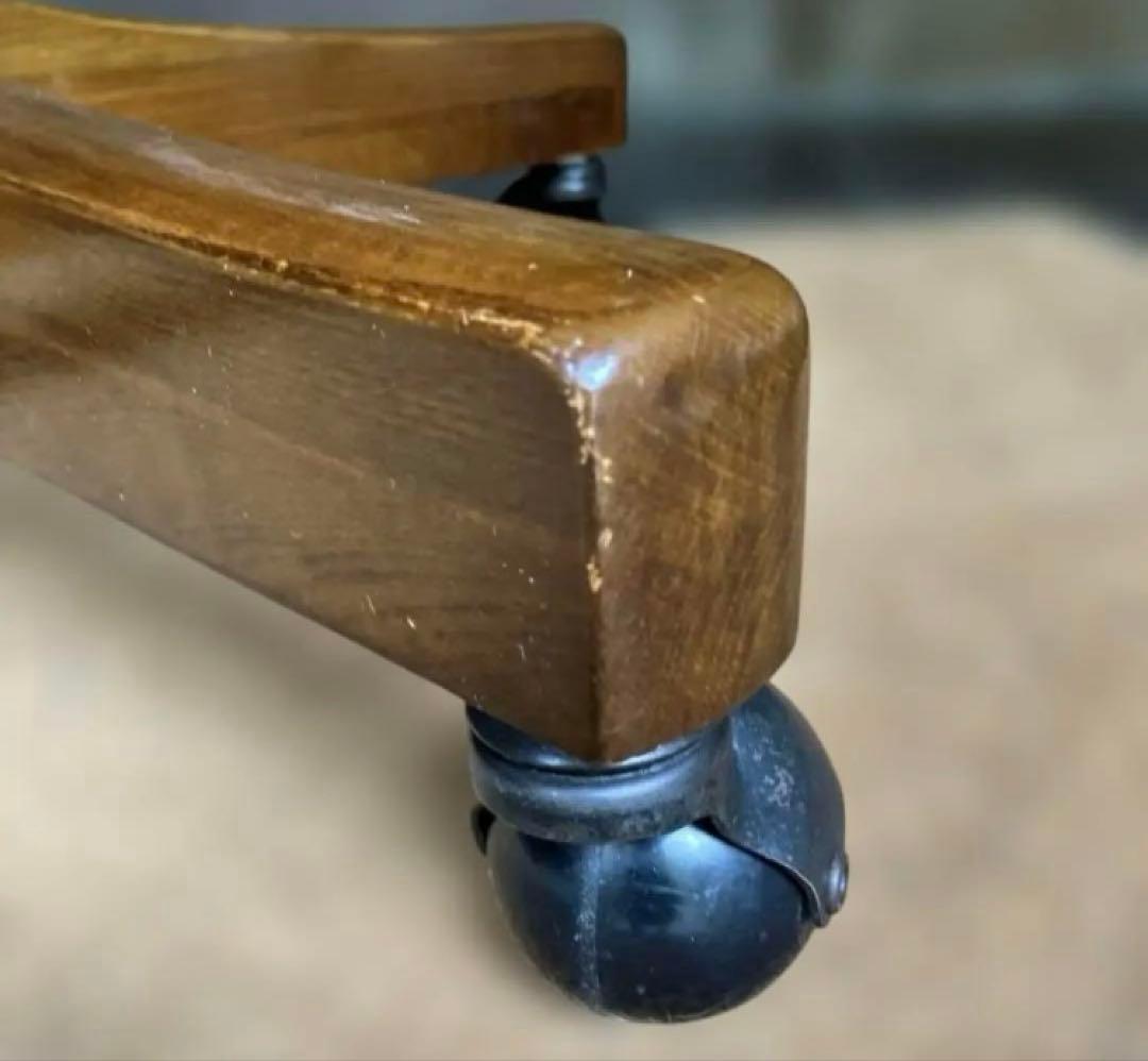 カリモク　コロニアル　デスクチェア　アームチェア 回転椅子