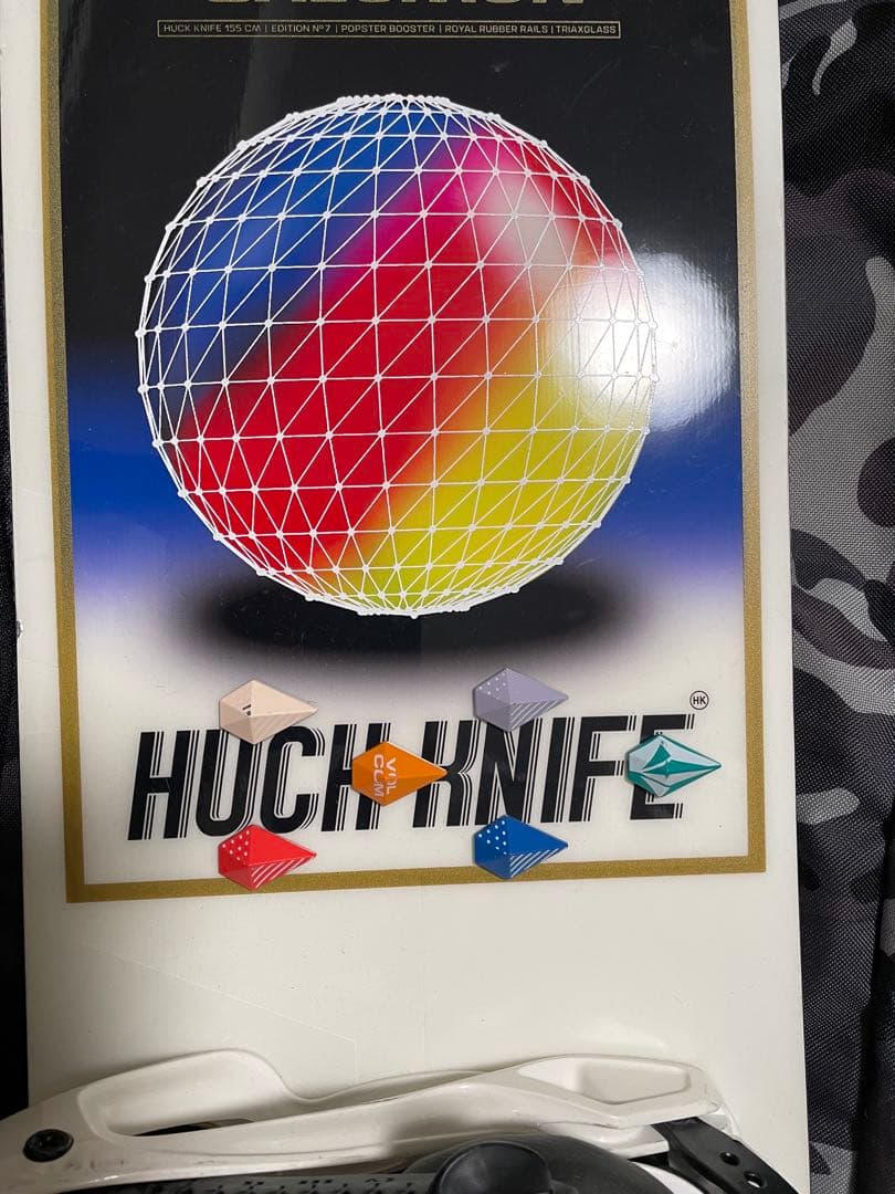 使用3回 SALOMON HUCK KNIFE22-23 155ビンディング付