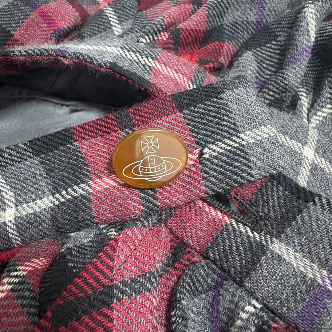 超希少　ヴィヴィアンウエストウッド　チェックフリル　ティアード　ミニスカート