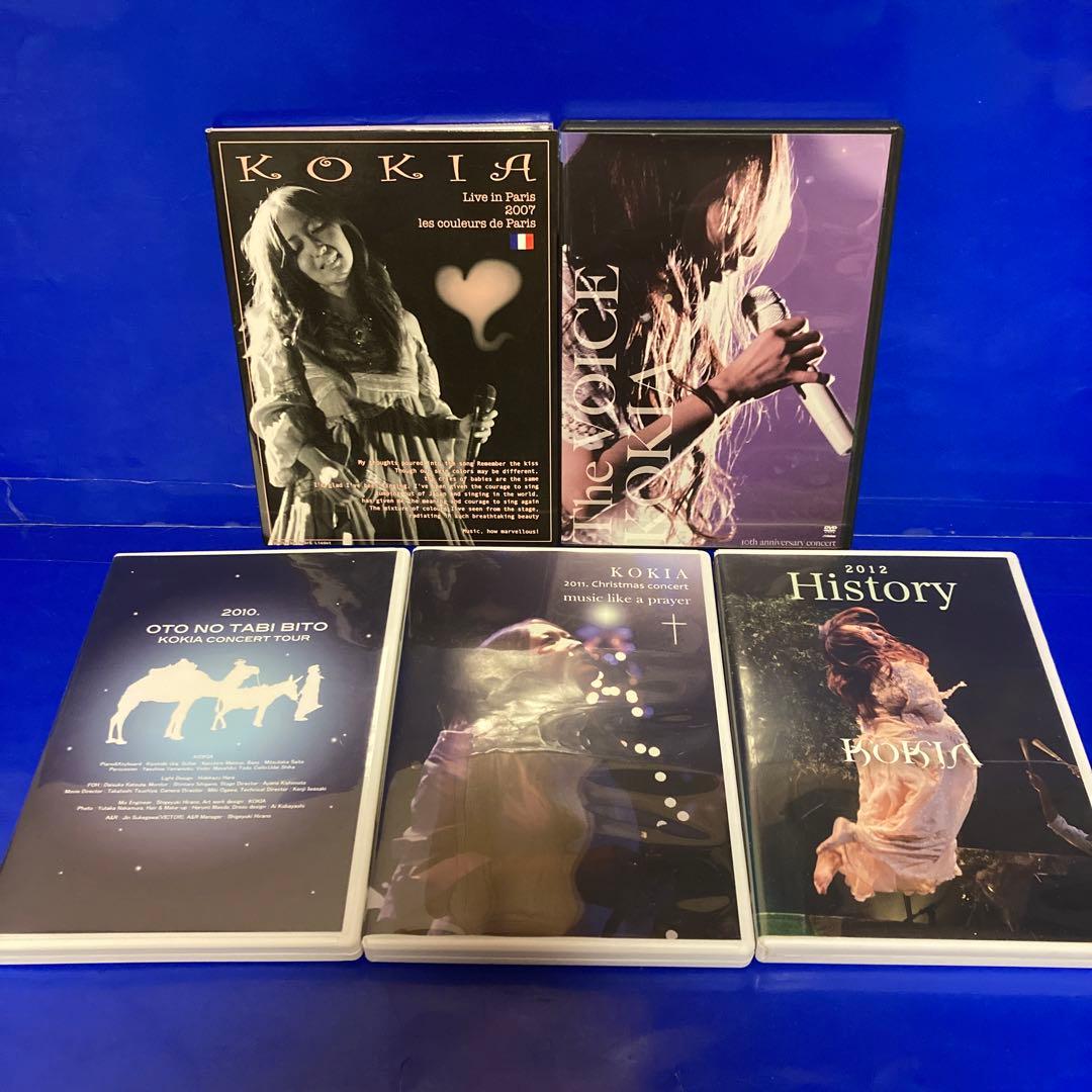KOKIA concert tour DVD 5本セット 直筆サイン入