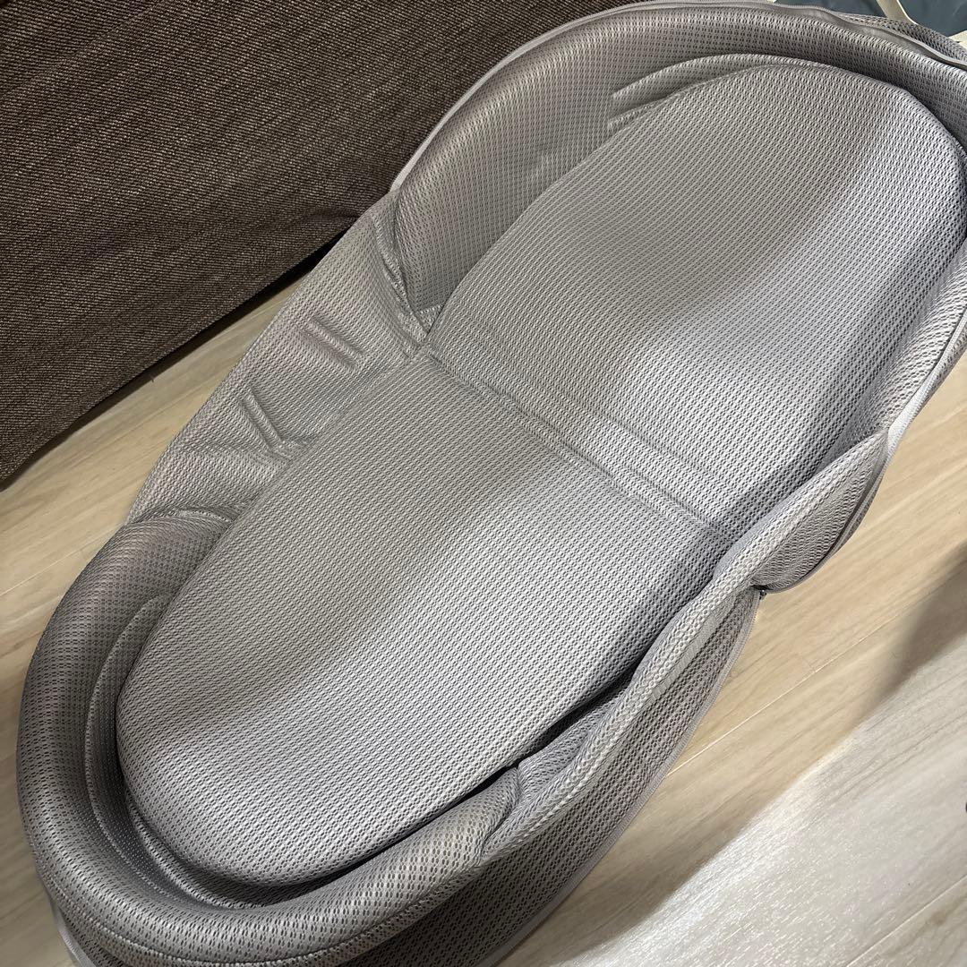 【美品】ネオママイズム ベッドインベッド ベビーベッド　グレー　収納バッグ付き