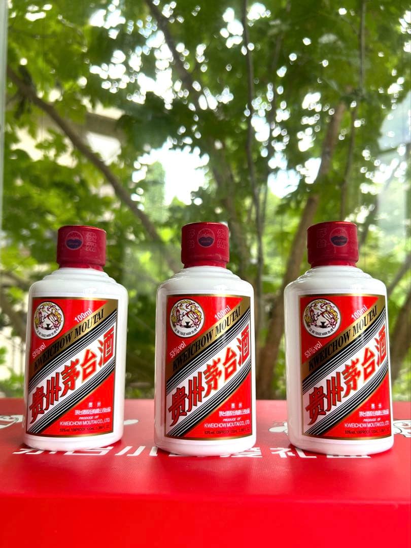 芽台小可愛礼蓋　マオタイ　白酒　100ml×3 53%