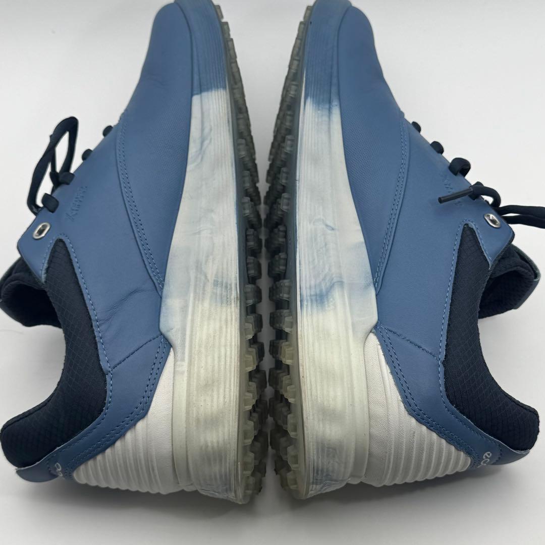 美品　ecco エコーメンズ レザー ゴルフシューズ ゴアテックス