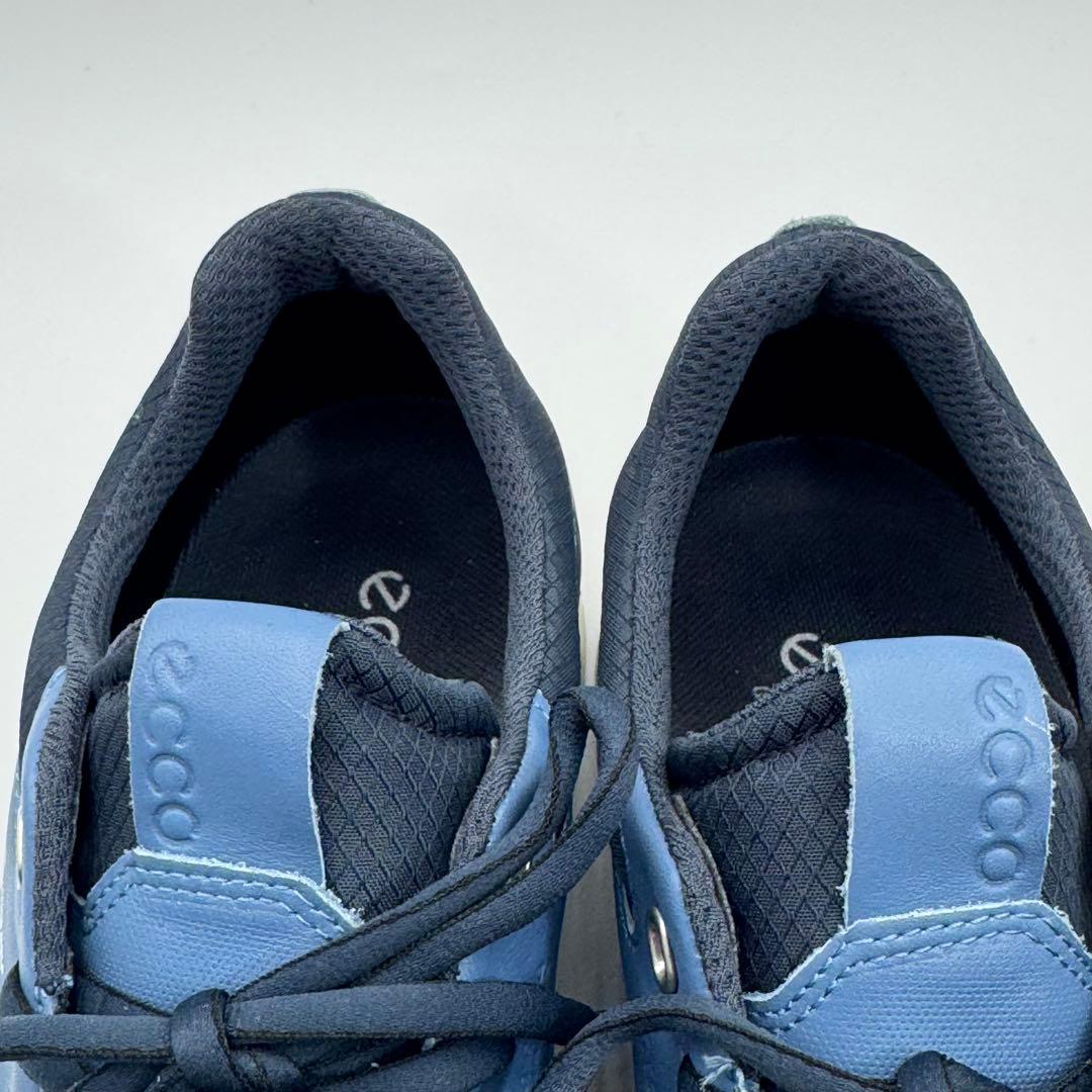 美品　ecco エコーメンズ レザー ゴルフシューズ ゴアテックス