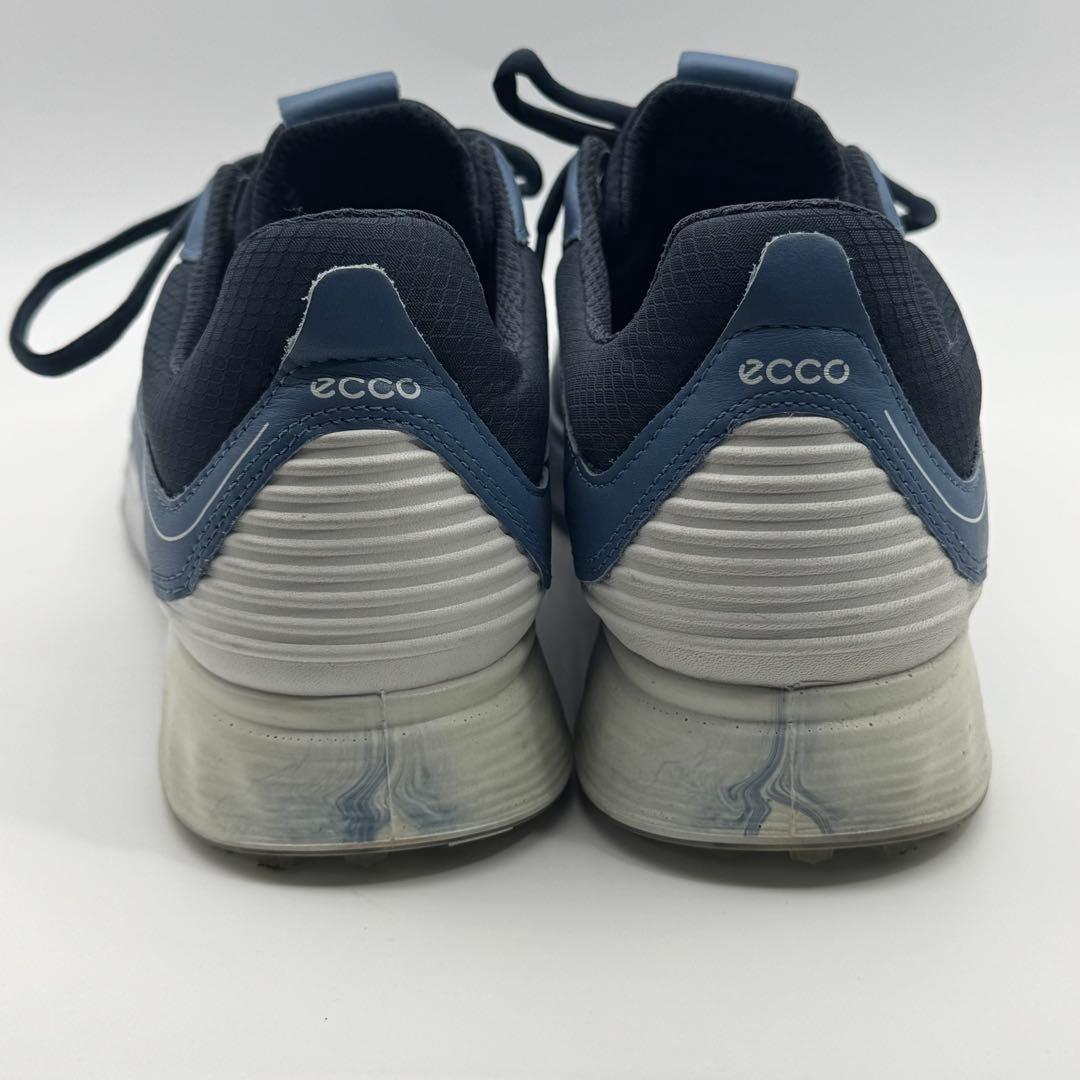 美品　ecco エコーメンズ レザー ゴルフシューズ ゴアテックス