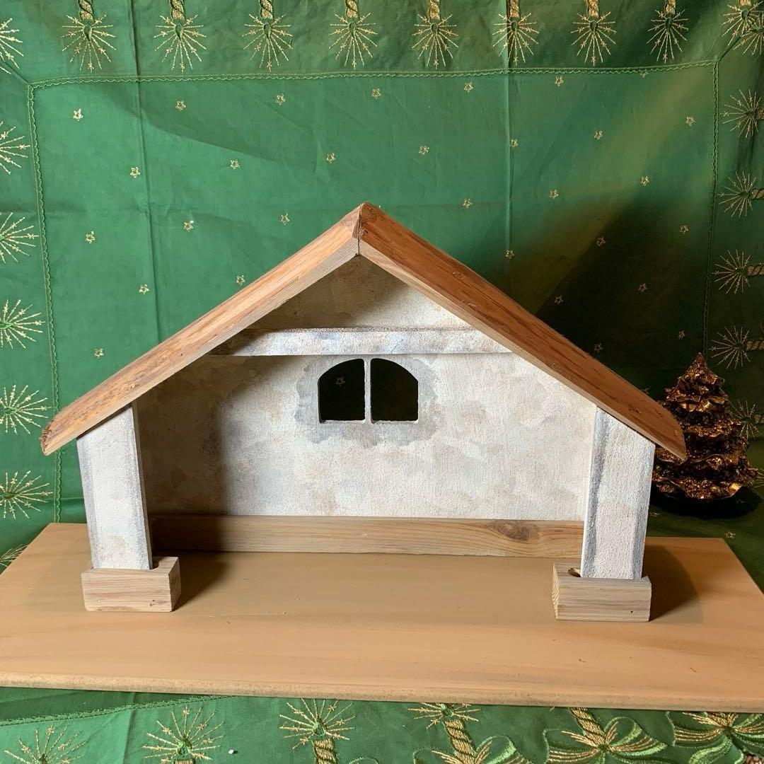 ドイツ製　木製人形　レアな大型のビンテージの手書きの￼可愛いクリッペ人形セット！