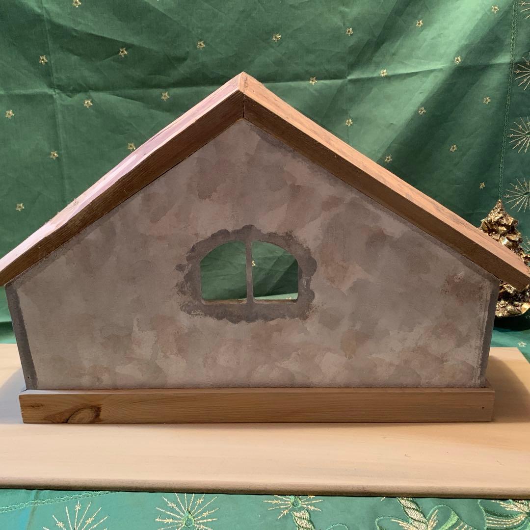 ドイツ製　木製人形　レアな大型のビンテージの手書きの￼可愛いクリッペ人形セット！