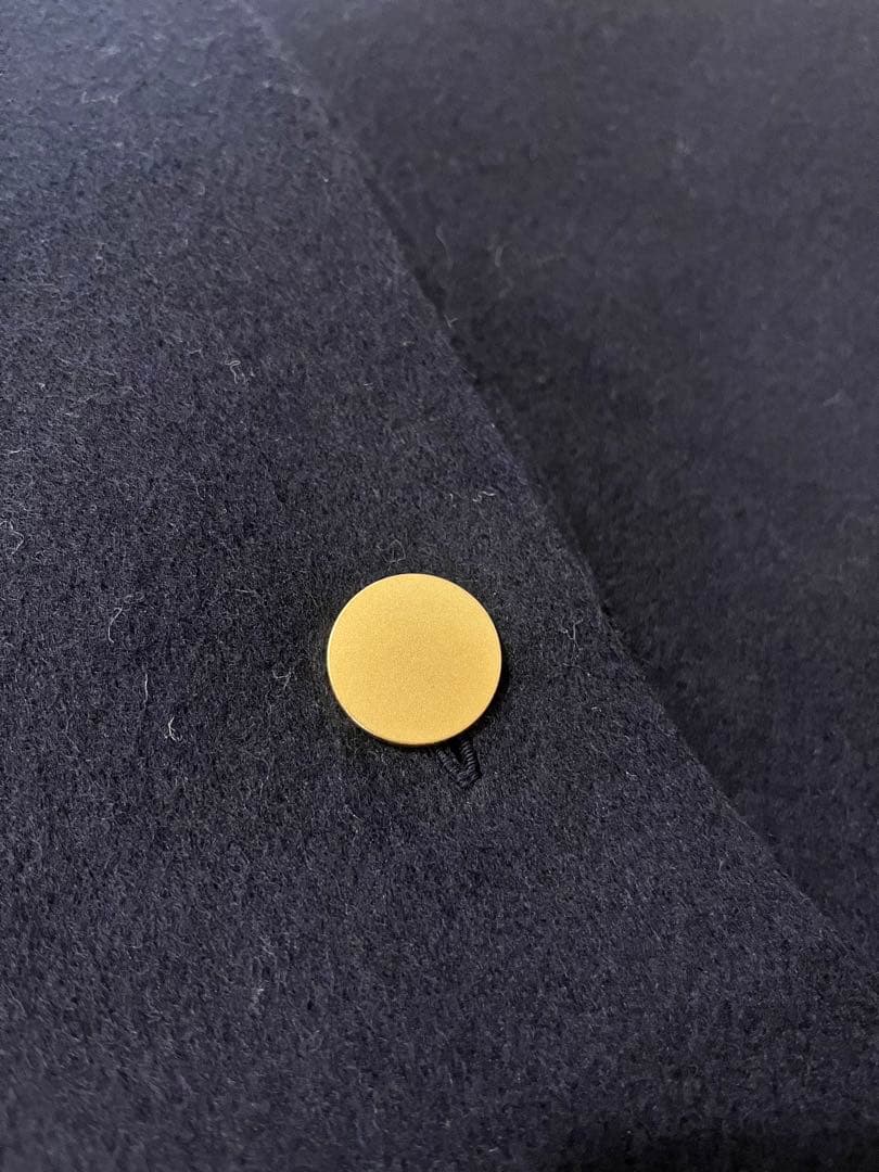 【新品・未使用】グレースコンチネンタルポンチョファー ネイビー　コート