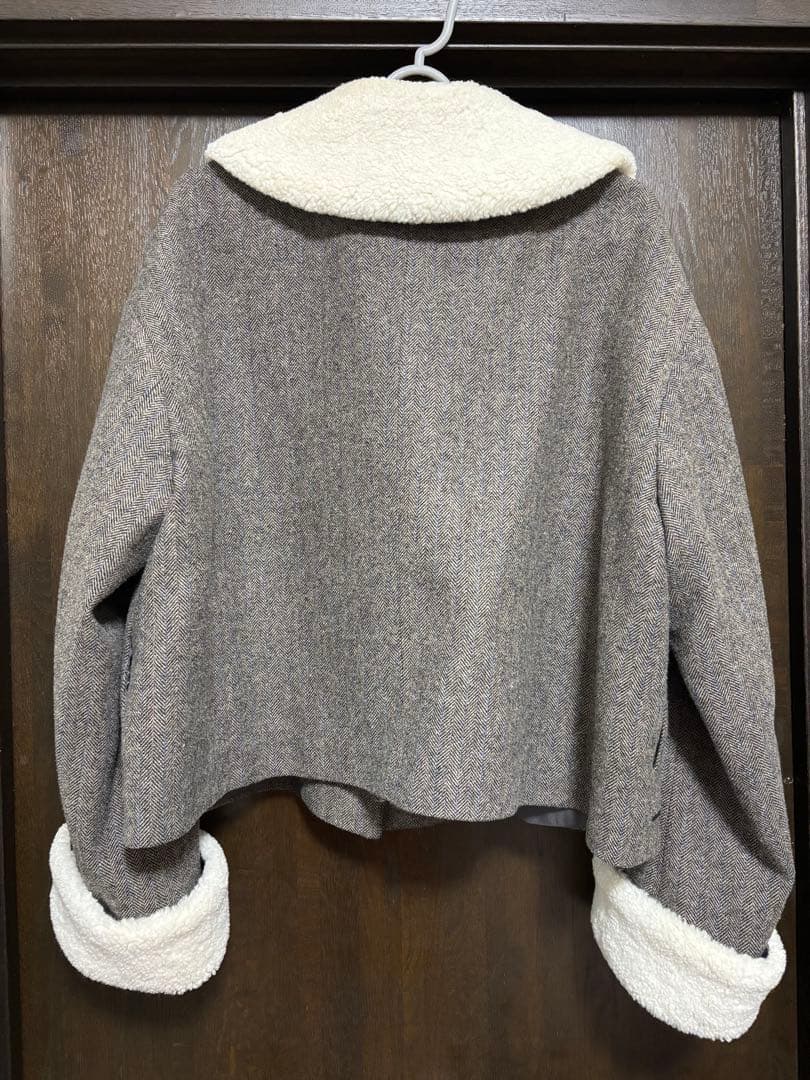 TNEWTIES 袋いっぱい松ぼっくりを拾った　2WAYウールブレンドジャケット