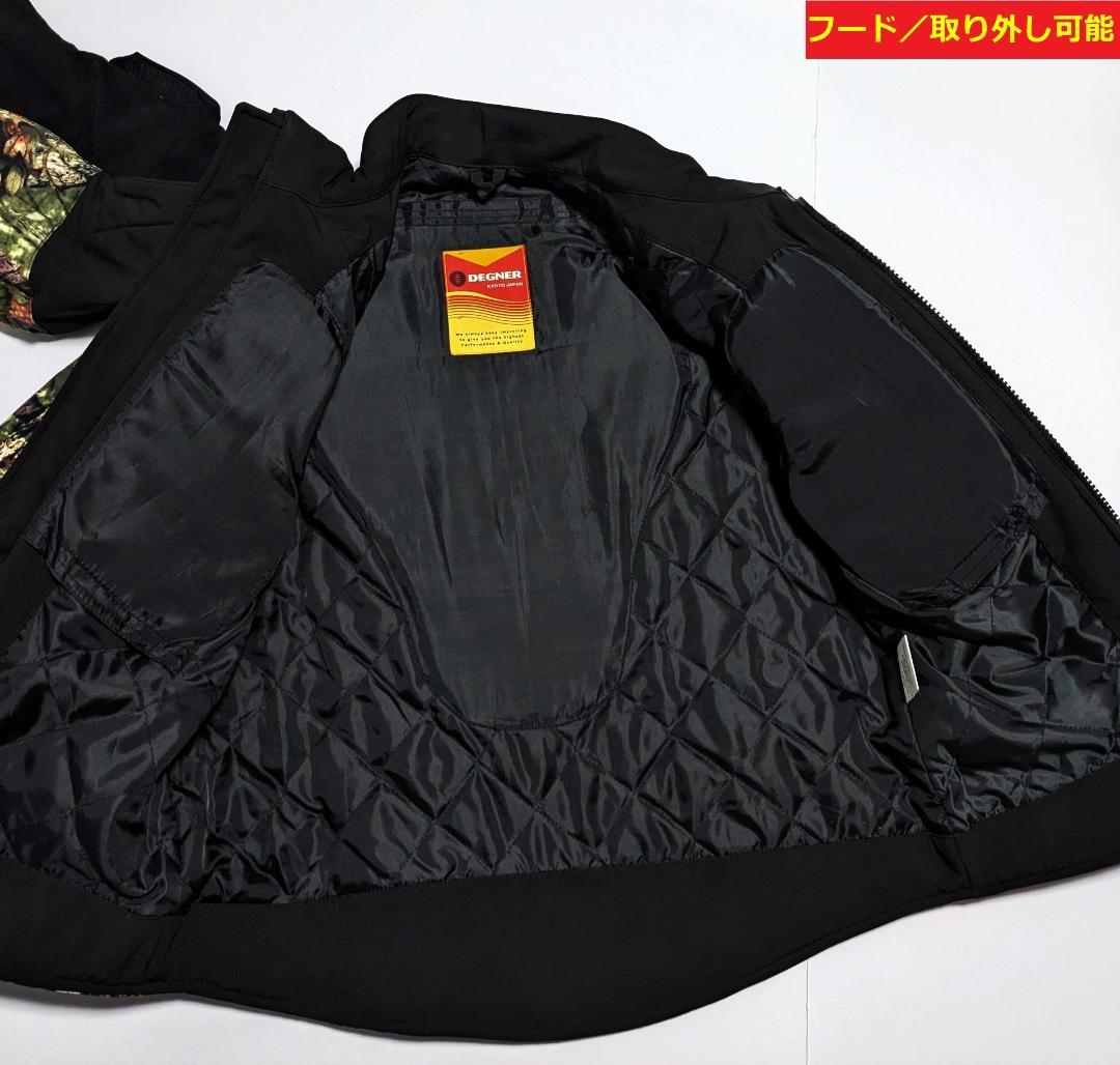 ほぼ新品 デグナー 秋冬 ★胸・肩・肘・背中プロテクター ソフトシェルジャケット