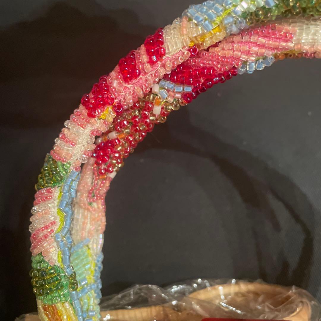 レイコさま専用　　和装バッグ ビーズ刺繍　2点セット