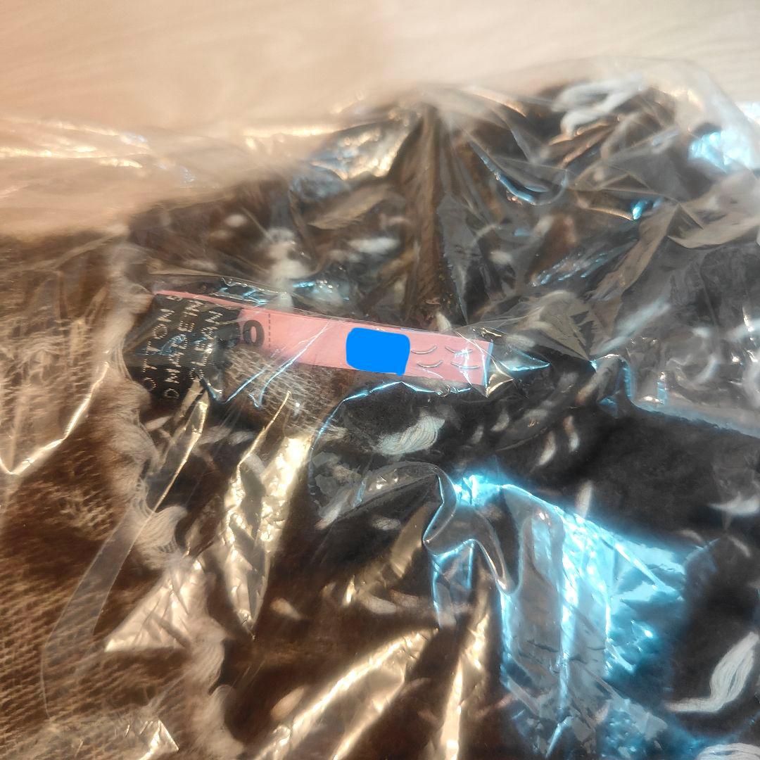 CTHY YAK WOOL FRINGE STOLE ヤクウールストールブラウン