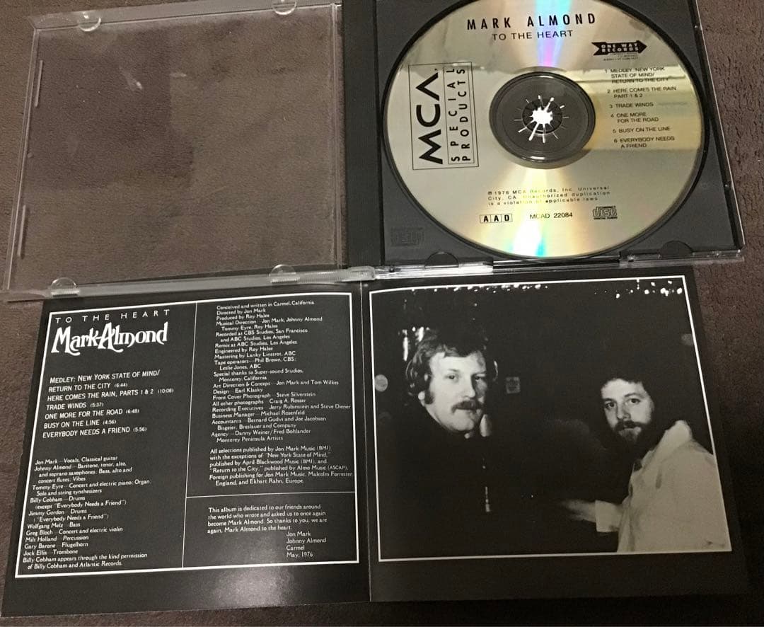 o*r様 超貴重廃盤CD マーク＝アーモンド『心に…』Mark＝Almond