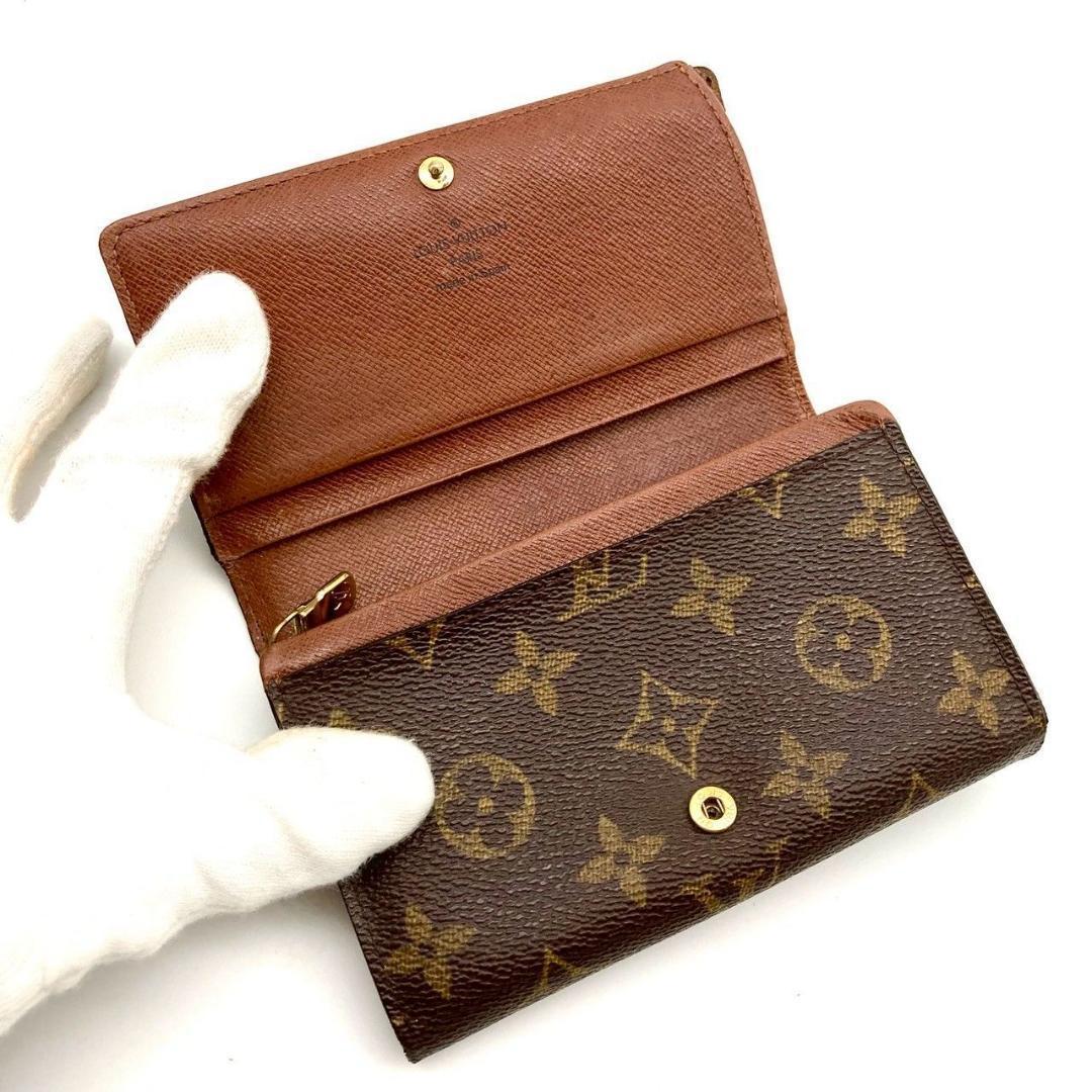 ルイヴィトン モノグラム ポルトモネ ビエトレゾール 二つ折り財布 71227