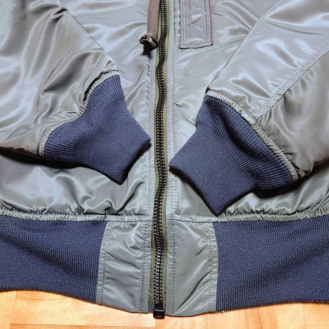 ALPHA MA-1 TEST SAMPLE Lサイズ セージグリーン