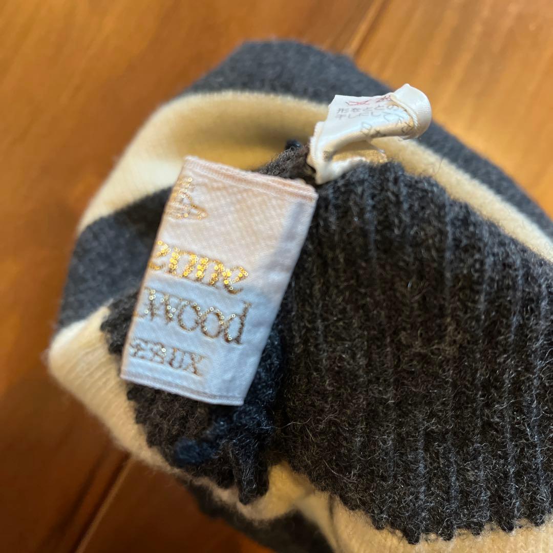 VivienneWestwood ニット帽　正規品　30年前　初期デザイン　古着