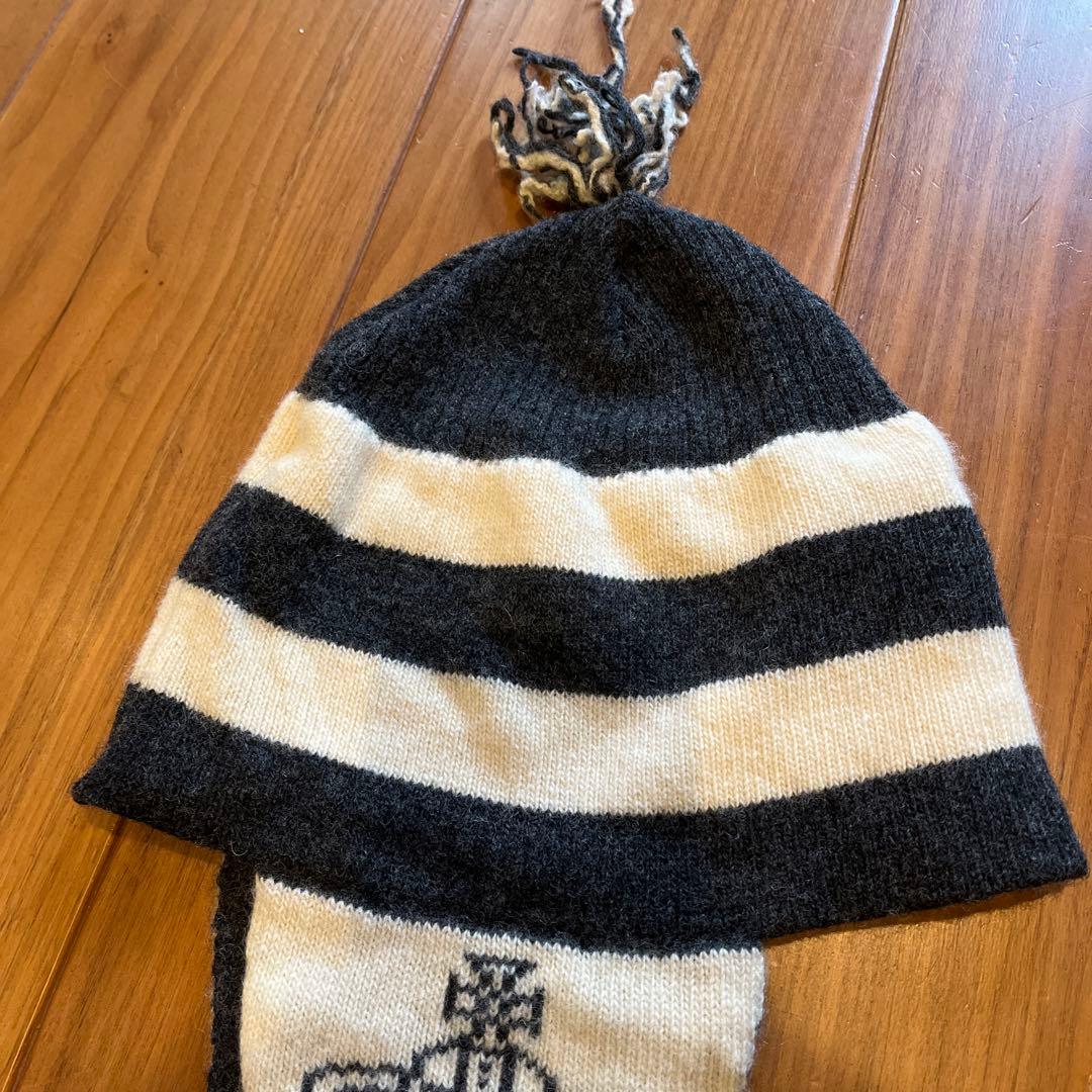 VivienneWestwood ニット帽　正規品　30年前　初期デザイン　古着