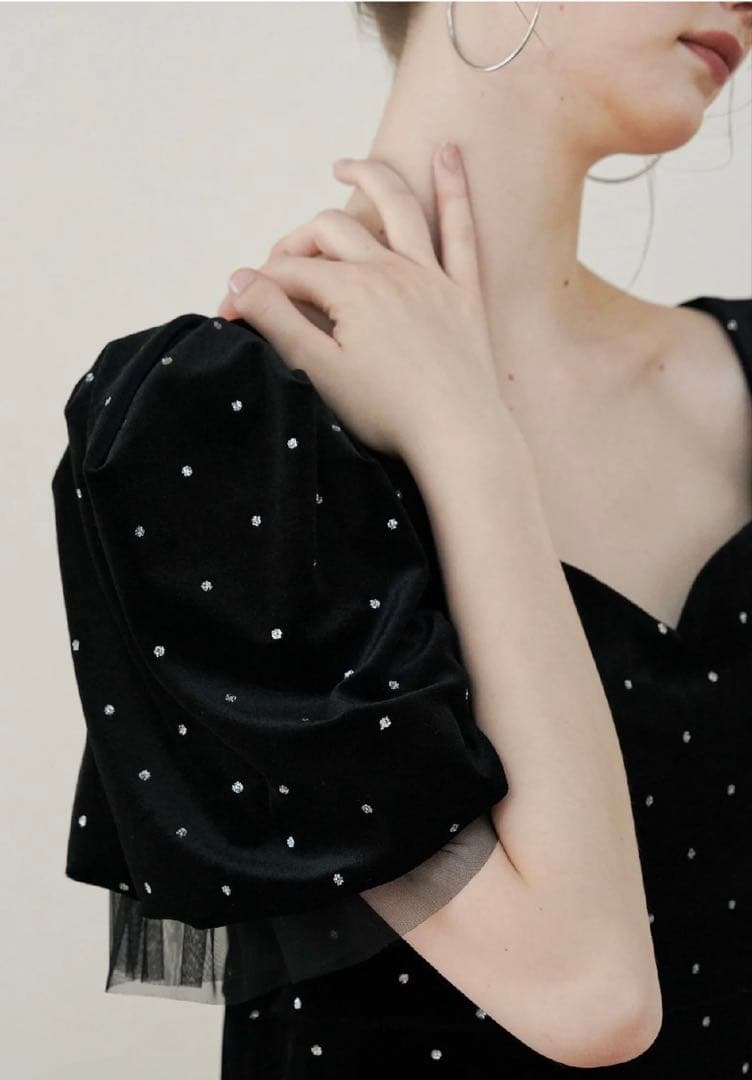 ワンピース bijou dot velours dress size1