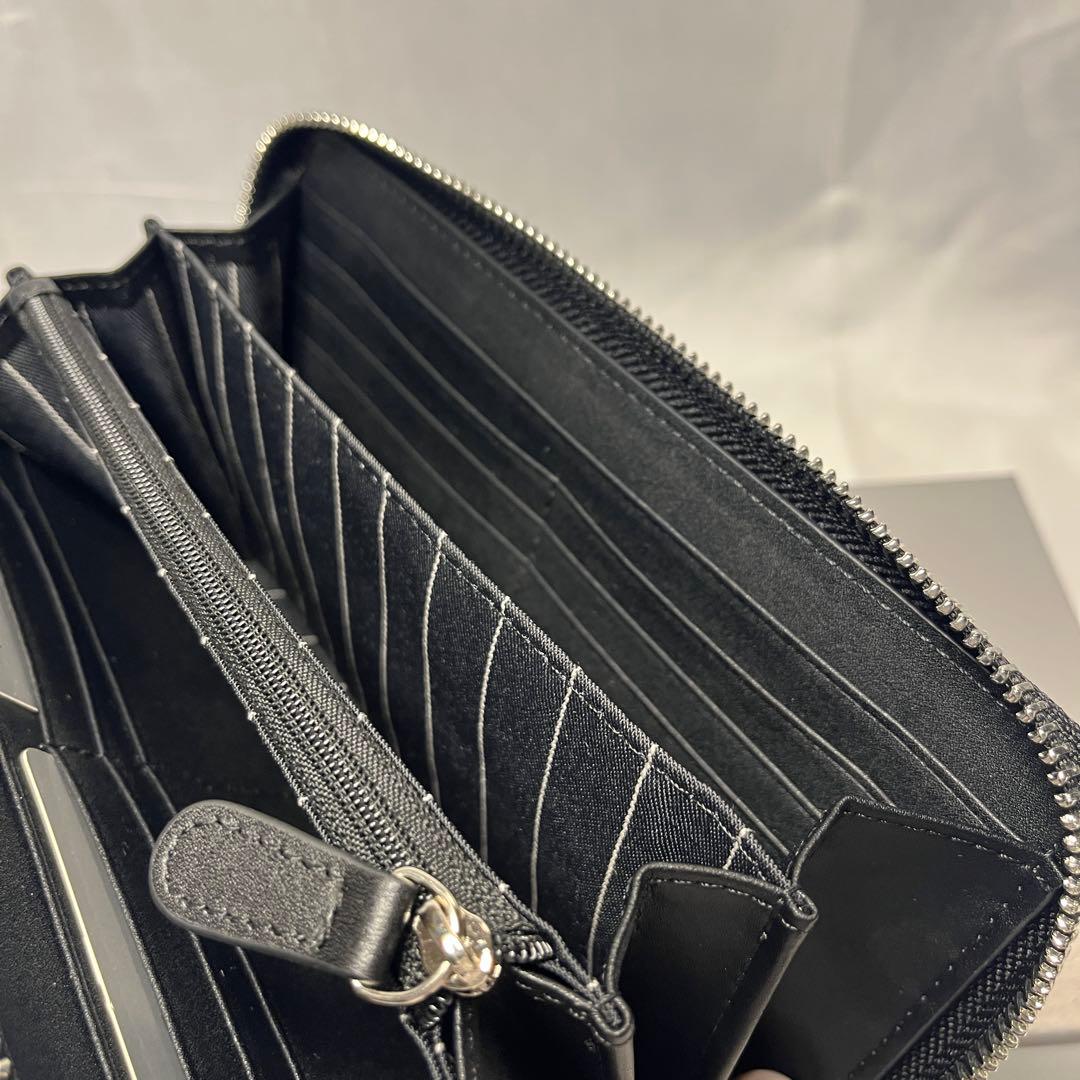 新品 Vivienne Westwood 黒クロコダイル柄 長財布 バレンタイン