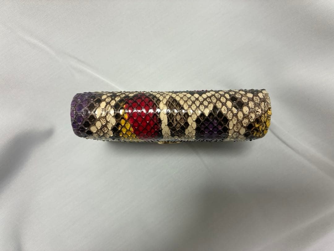 GUCCI ダブルG パイソン マルチカラー スモールウォレット 二つ折り財布