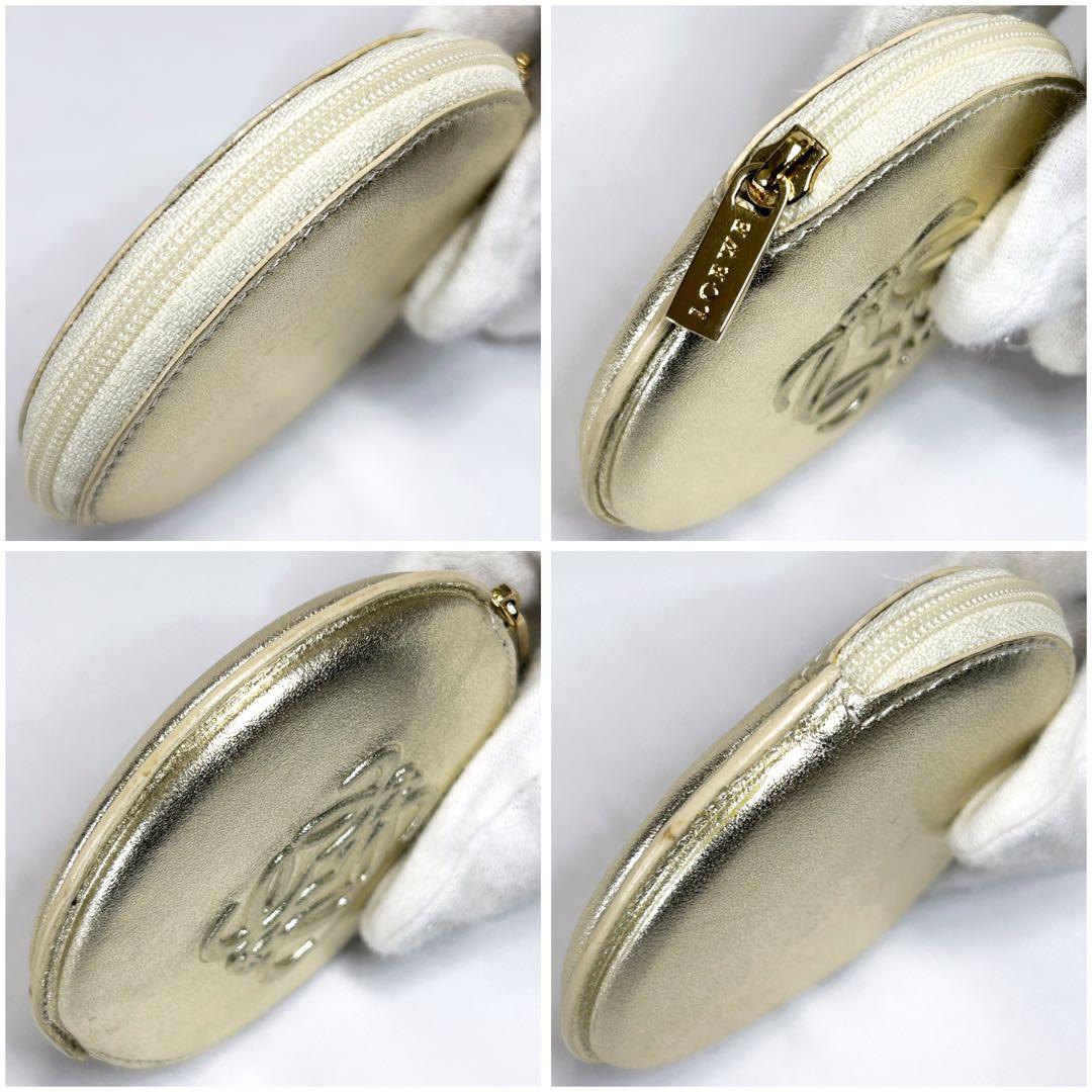 ロエベ LOEWE 丸型　ジッピーケース　アナグラムロゴ