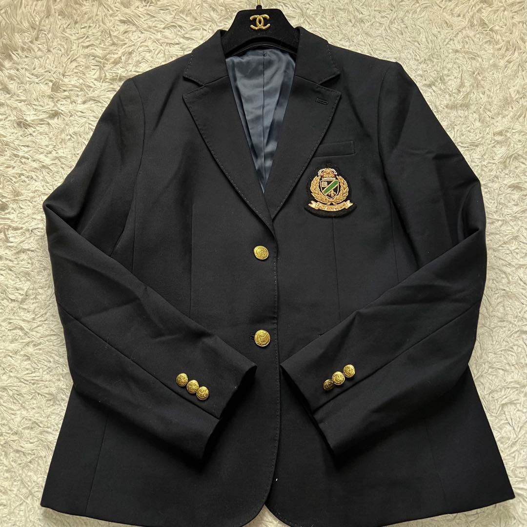 現行 美品 高級ライン EASTBOY ヴィーナス 紺ブレ 金ボタン エンブレム