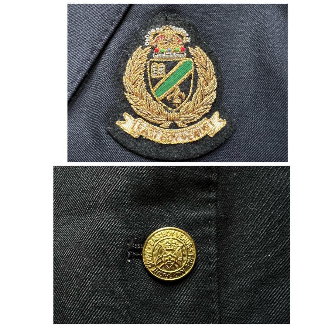 現行 美品 高級ライン EASTBOY ヴィーナス 紺ブレ 金ボタン エンブレム