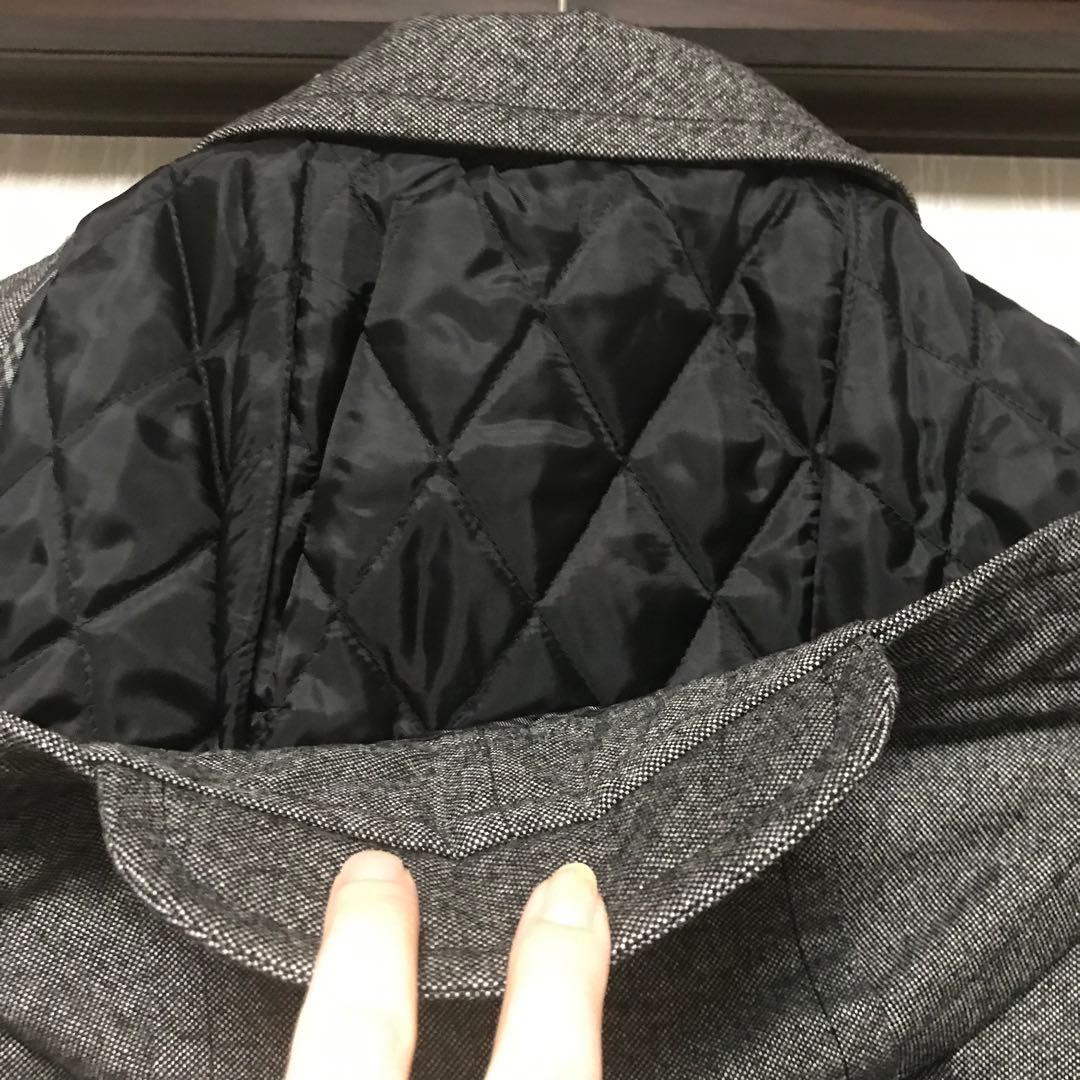 美品　バーバリーブラックレーベル ダッフルコート　S 正規品　ロゴ入り