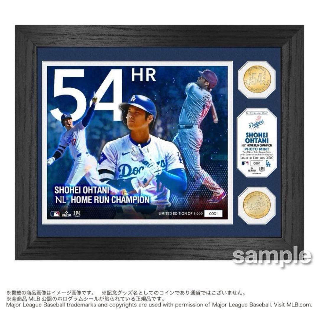 大谷翔平2024NLホームラン王獲得記念ダブルフォトミント新品未使用
