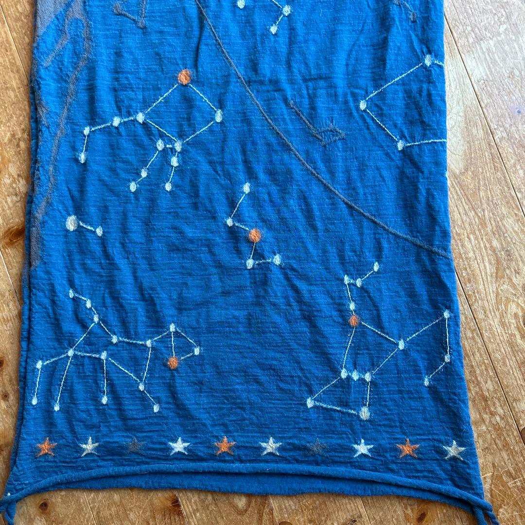 KAPITAL 希少　キャピタル　刺繍 ストール　星柄