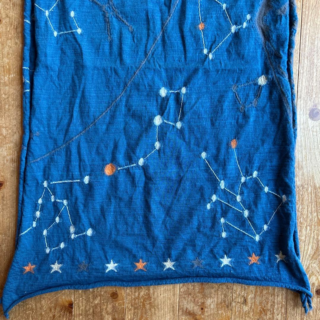 KAPITAL 希少　キャピタル　刺繍 ストール　星柄