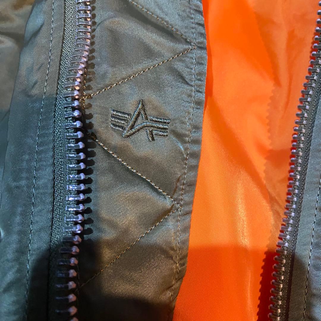 うえALPHA INDUSTRIES MA-1 フライトジャケット