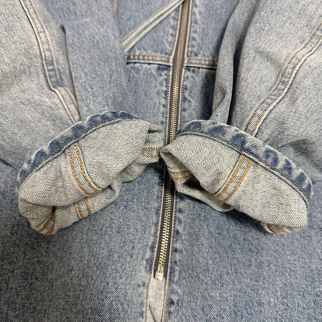 【完売品】ADAM ET ROPE FEMME デニムチュニックシェイプシャツ