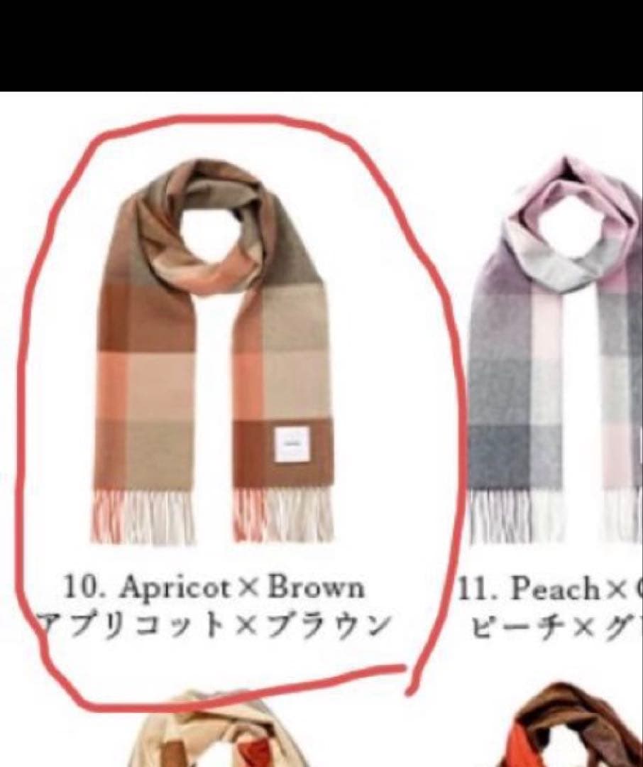 matti totti カシミヤ マフラー