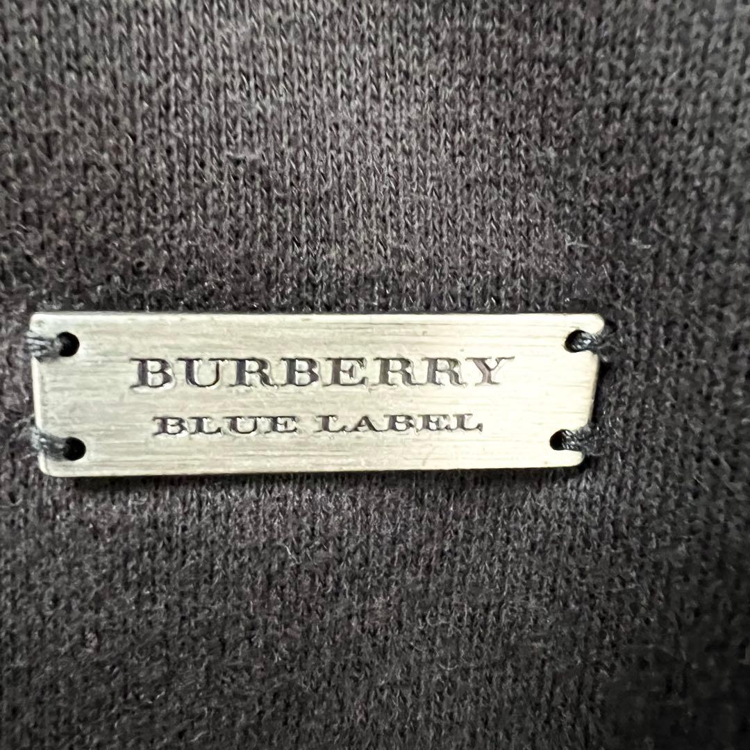 バーバリーブルーレーベル✨️ダッフル　ポンチョ　ケープコート　ラクーンファー　38