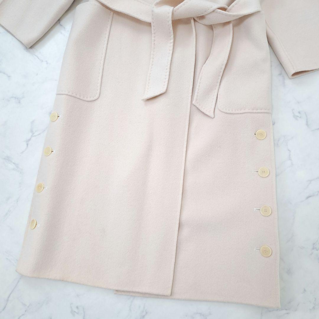 Max Mara クチートアマーノ ロングコート ベルト付 カシミヤ ウール