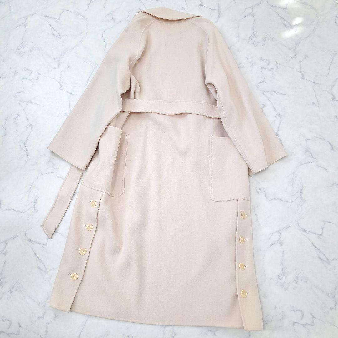 Max Mara クチートアマーノ ロングコート ベルト付 カシミヤ ウール