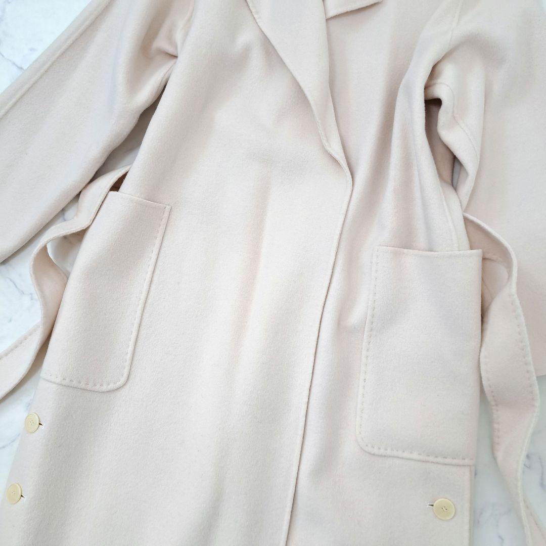 Max Mara クチートアマーノ ロングコート ベルト付 カシミヤ ウール