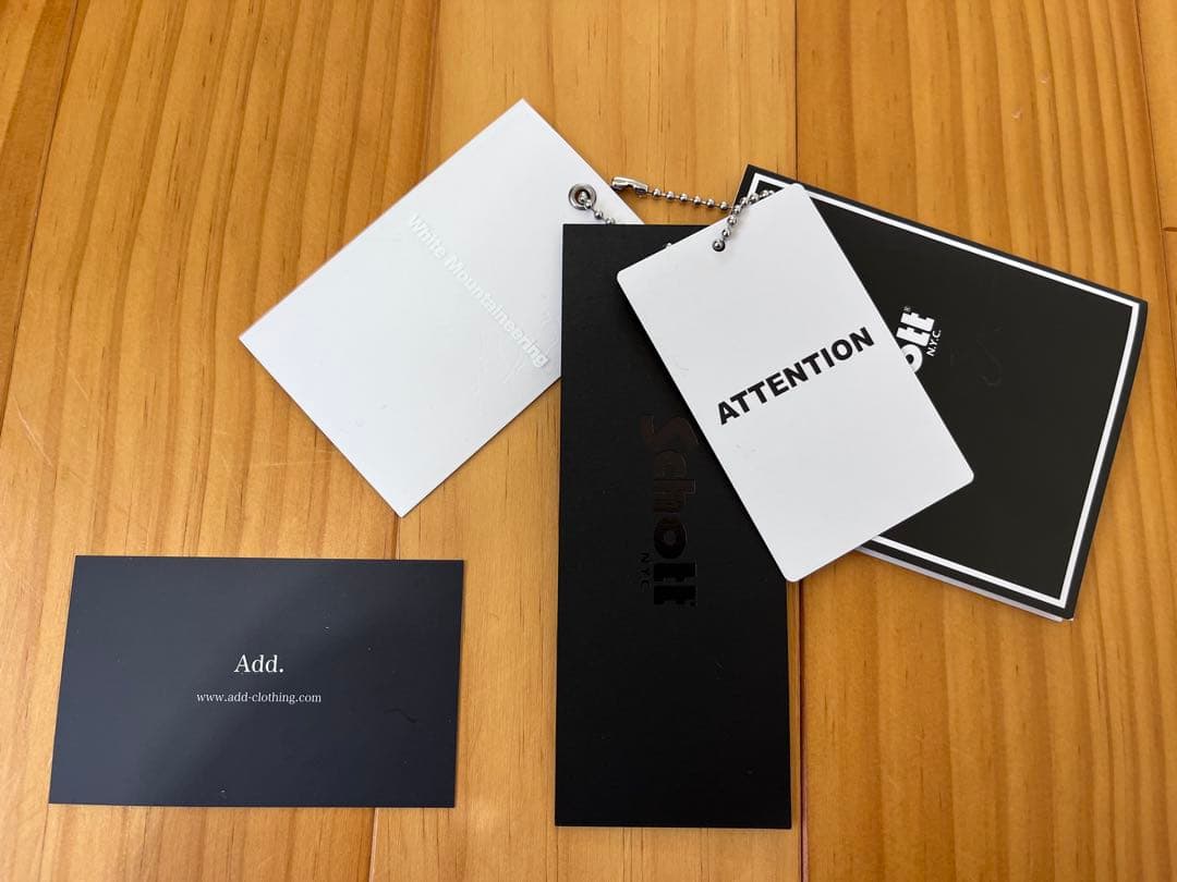 【希少】ホワイトマウンテニアリング　SCHOTT スタジャン　ブラック　M