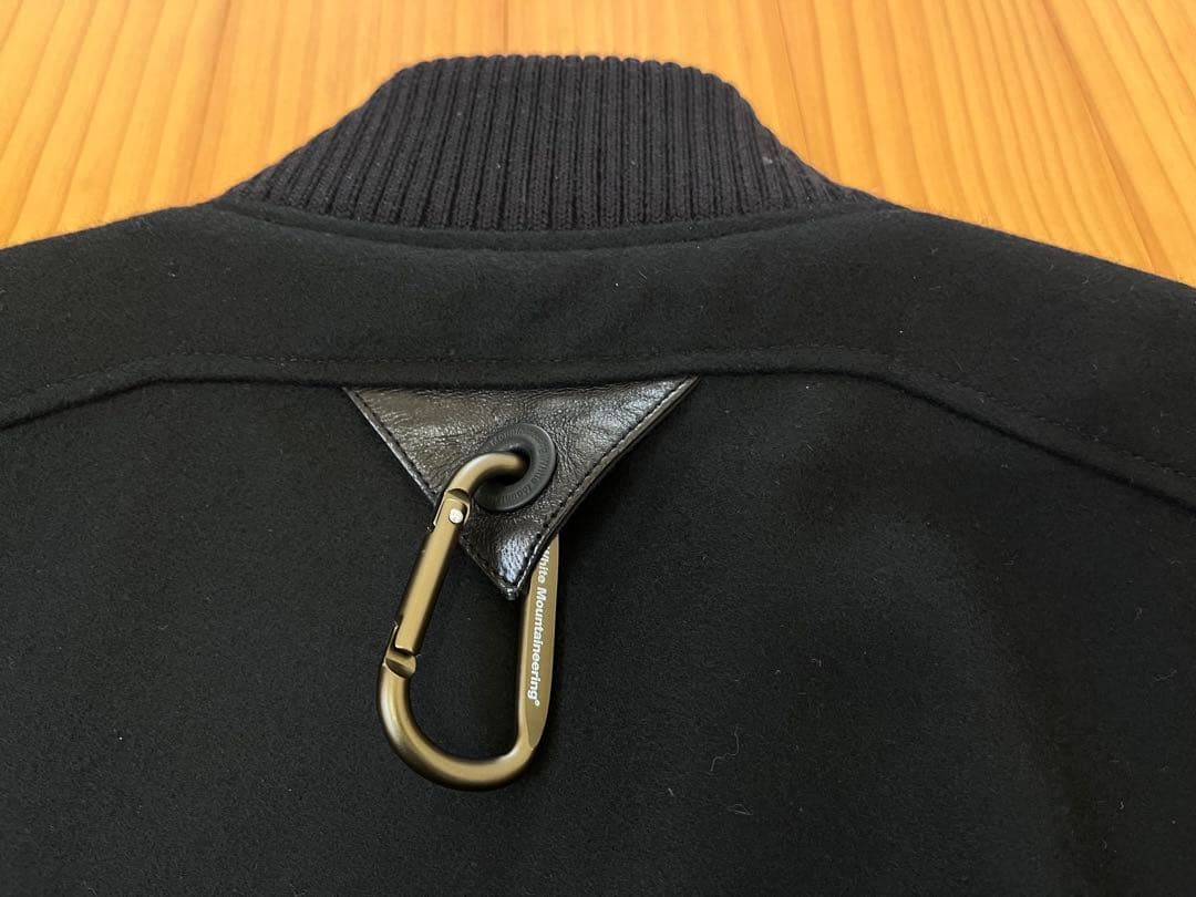 【希少】ホワイトマウンテニアリング　SCHOTT スタジャン　ブラック　M