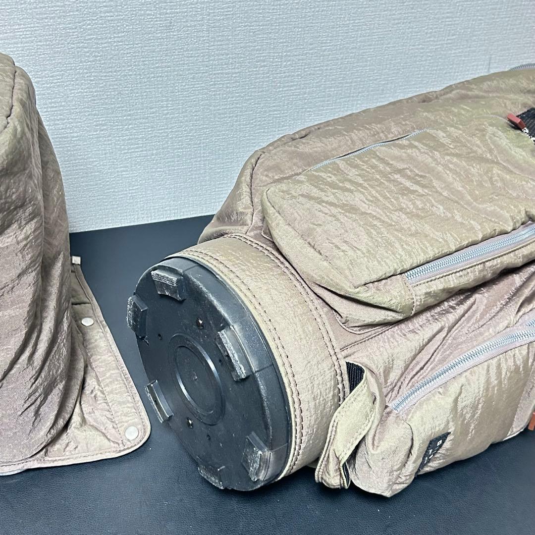 ONOFF オノフ キャディバッグ ゴルフバッグ ベージュ系 フード付き