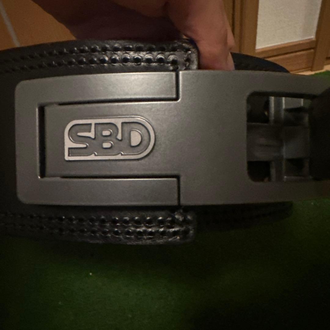 SBDトレーニング・パワーベルト 黒/赤