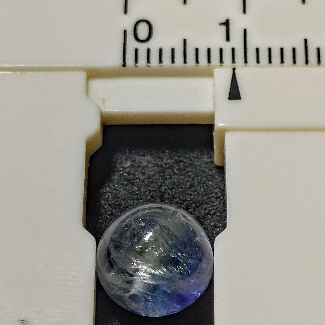 ★(らむちょぷぅ！)シャイニングバイカラータンザナイト 9ミリ珠 ビーズB