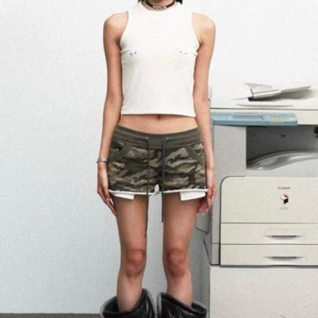 SCULPTOR 風 ショートパンツ カモフラ