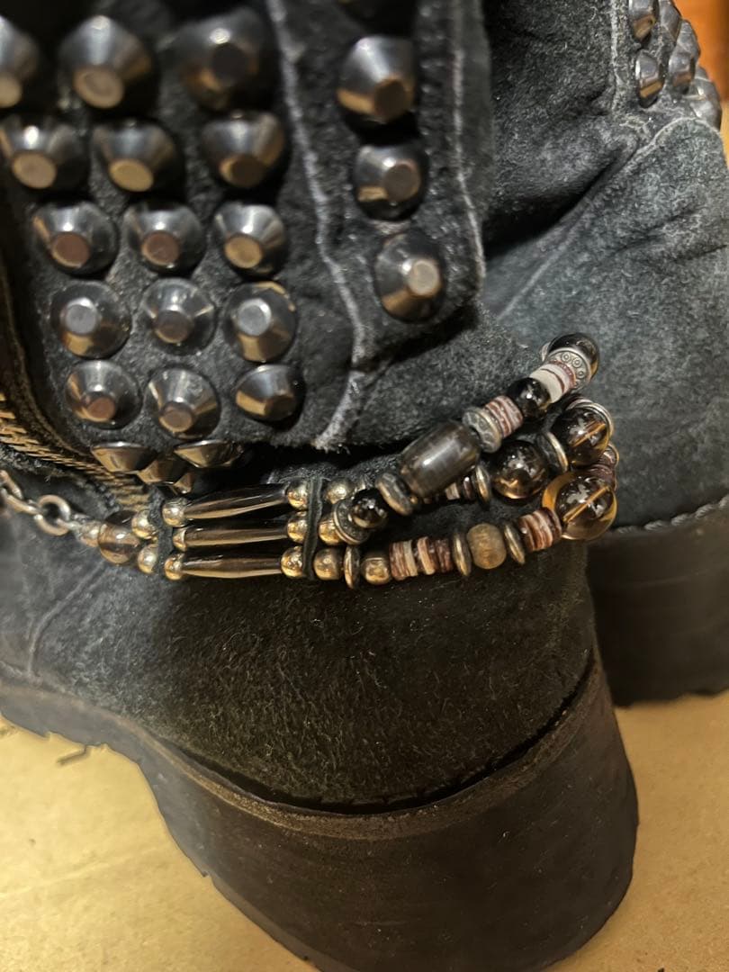 KMRII ブーツ　サイズ表記なし　14thの別売りアクセ付き