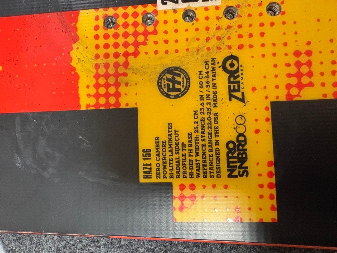 NITRO HAZE 156cm スノーボード