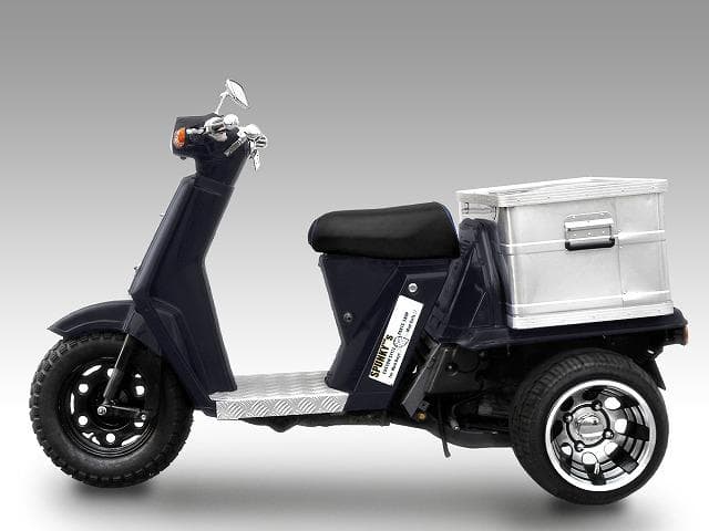 ジャイロ ブラック アルミホイール引っ張りタイヤ＆スペーサー40ｍｍセット