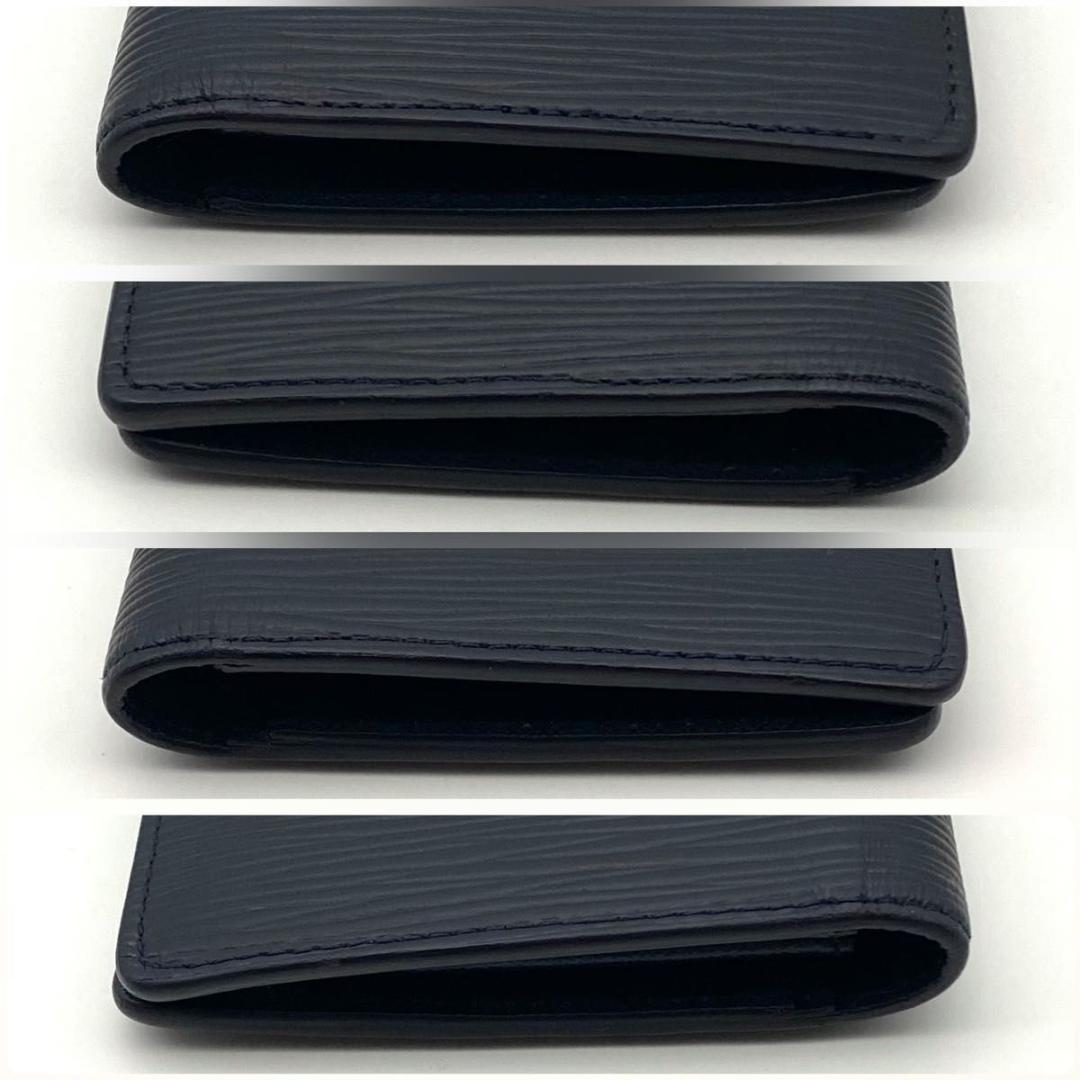 【極美品】ルイヴィトン エピ ポルトフォイユ ブラザ 新型 ネイビー 二つ折り